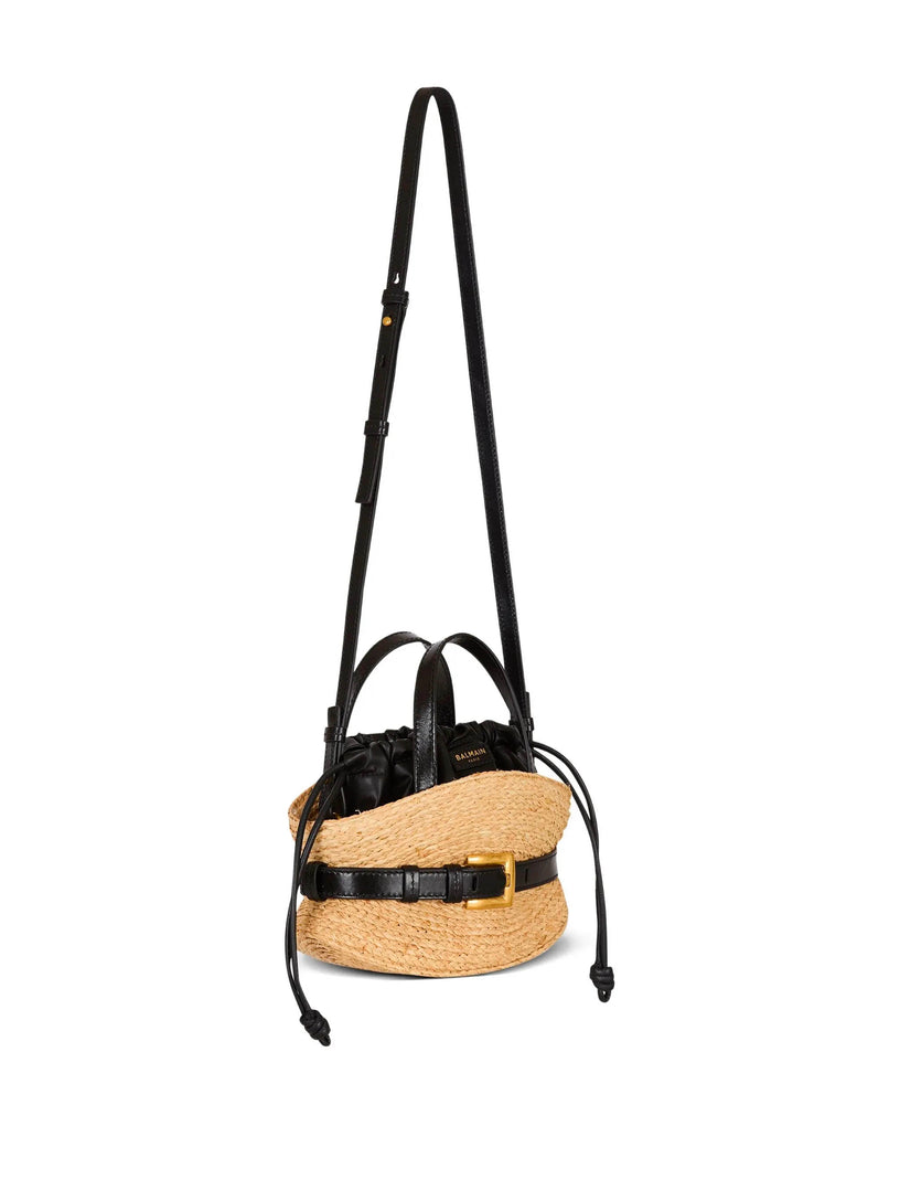 Shuffle Mini bag in raffia