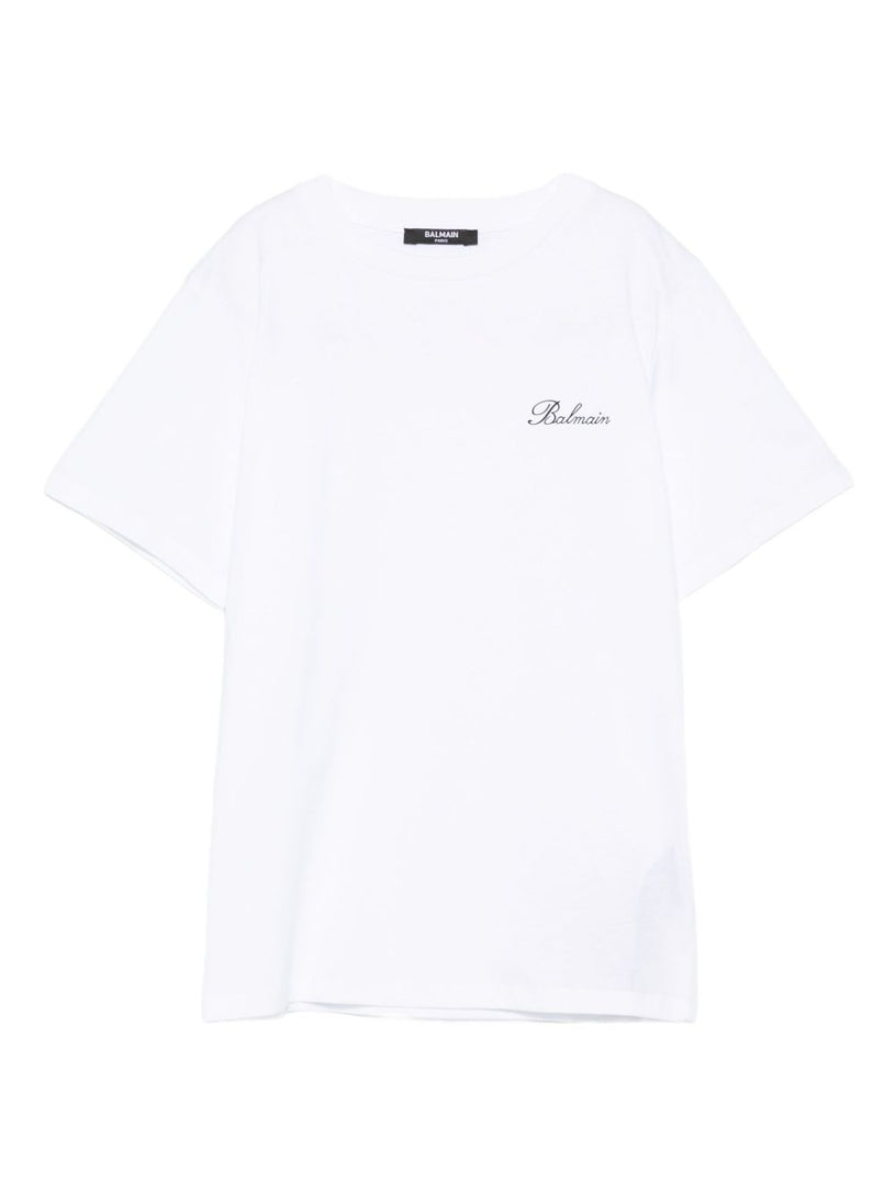 T-shirt with Balmain Couture print