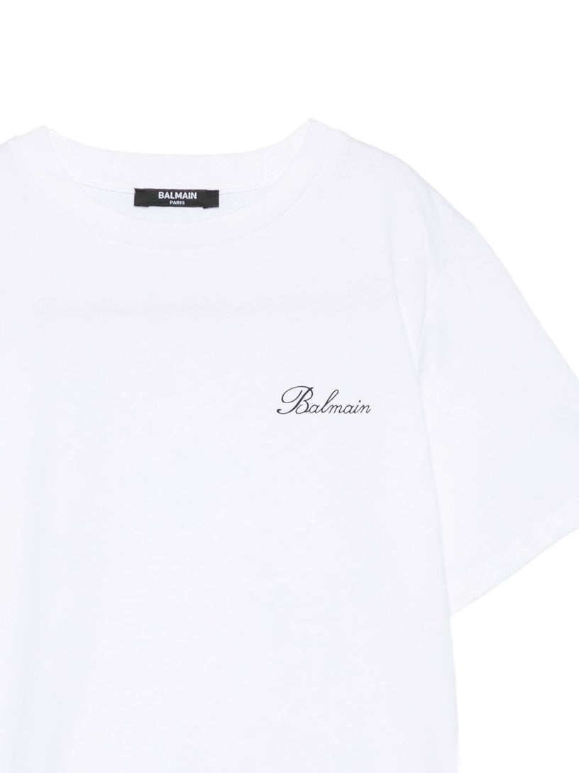 T-shirt with Balmain Couture print
