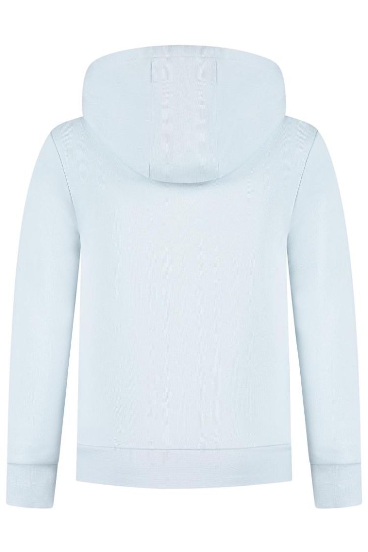 Logo-detail zip-up hoodie