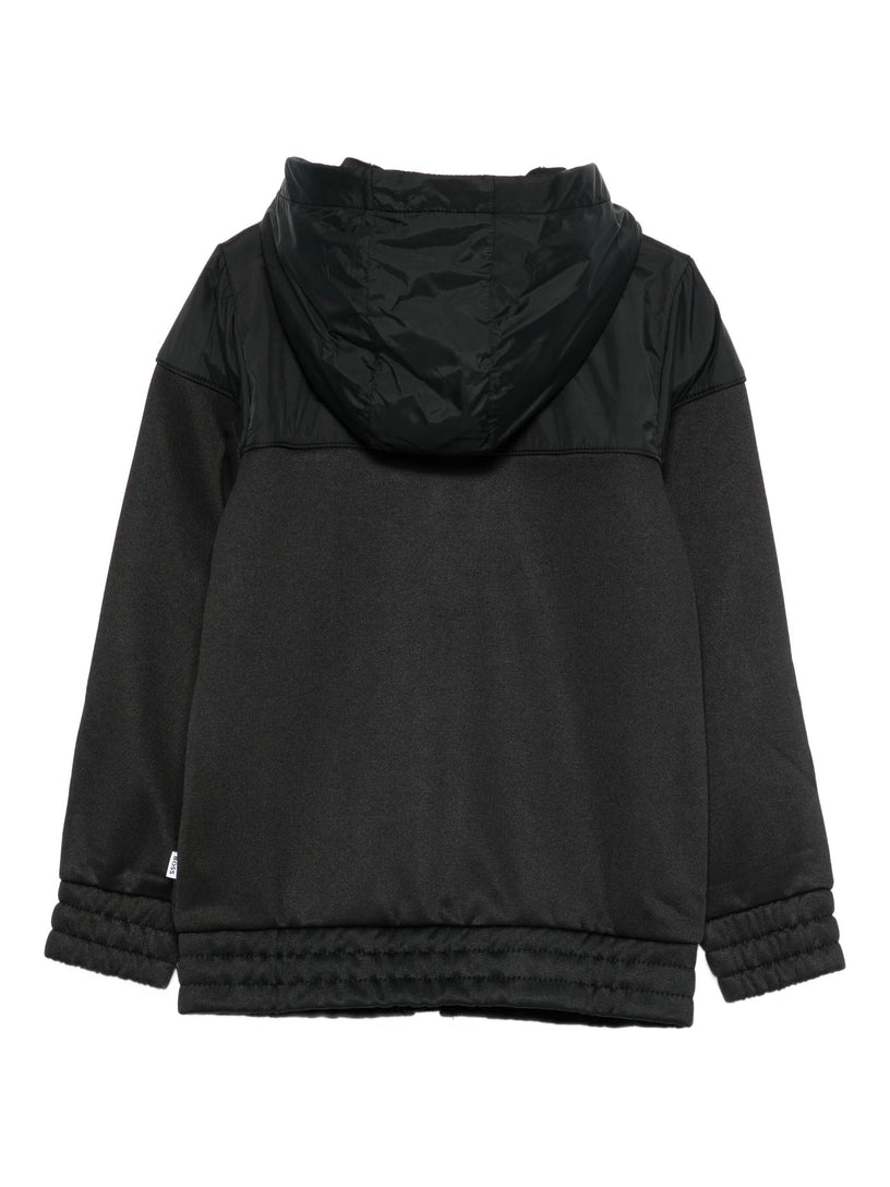 Hooded zip-up sweatshirt