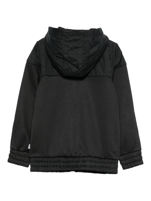 Hooded zip-up sweatshirt
