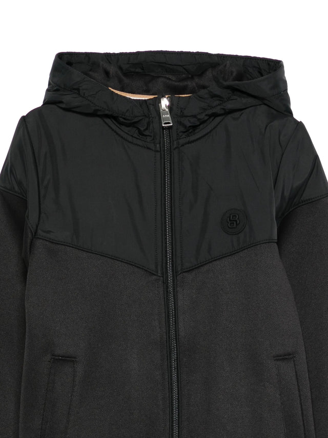 Hooded zip-up sweatshirt