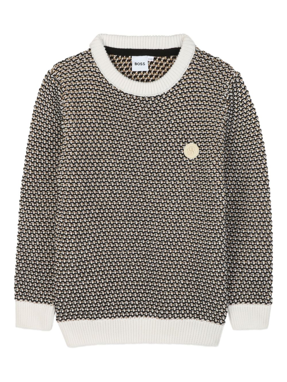 Textured-knit sweater
