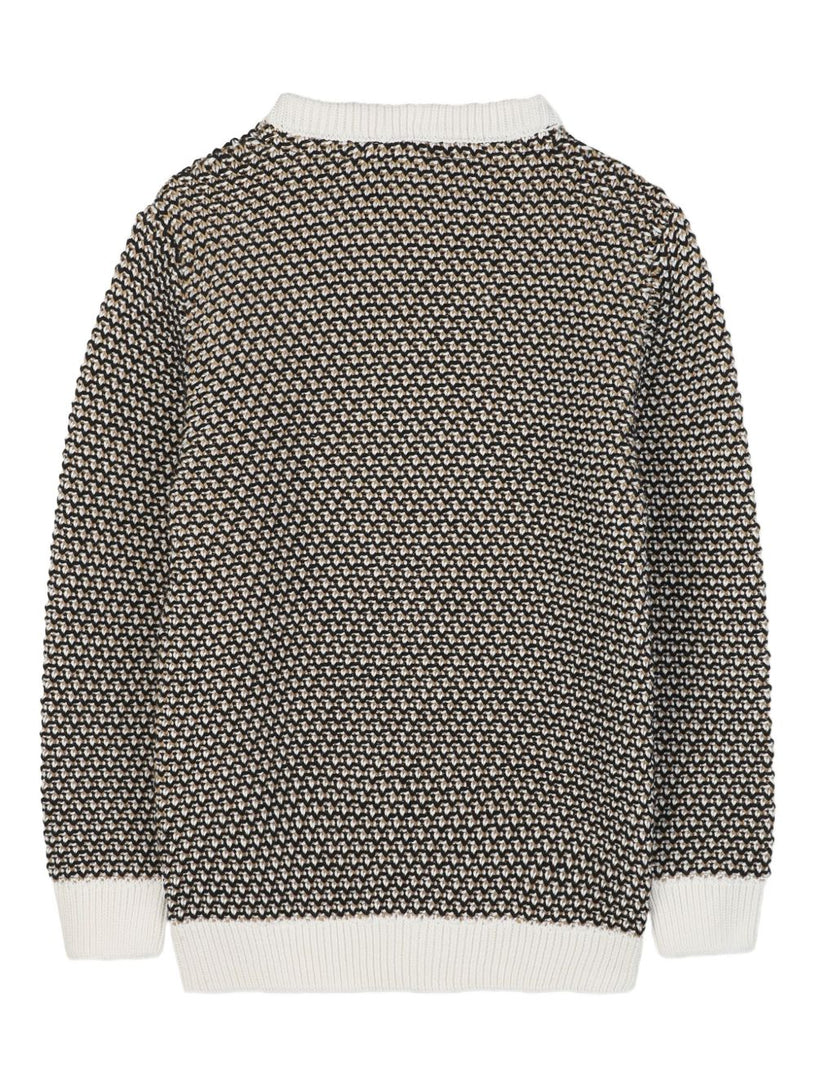 Textured-knit sweater