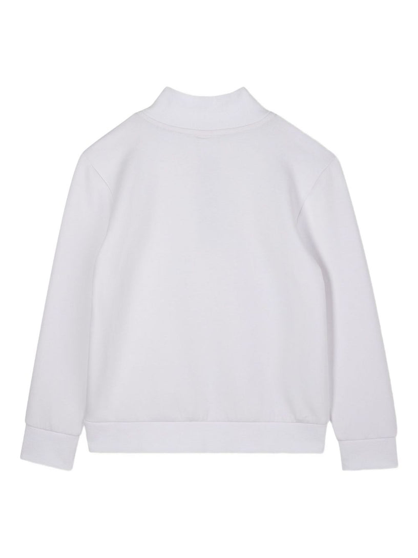 Zip-neck sweatshirt