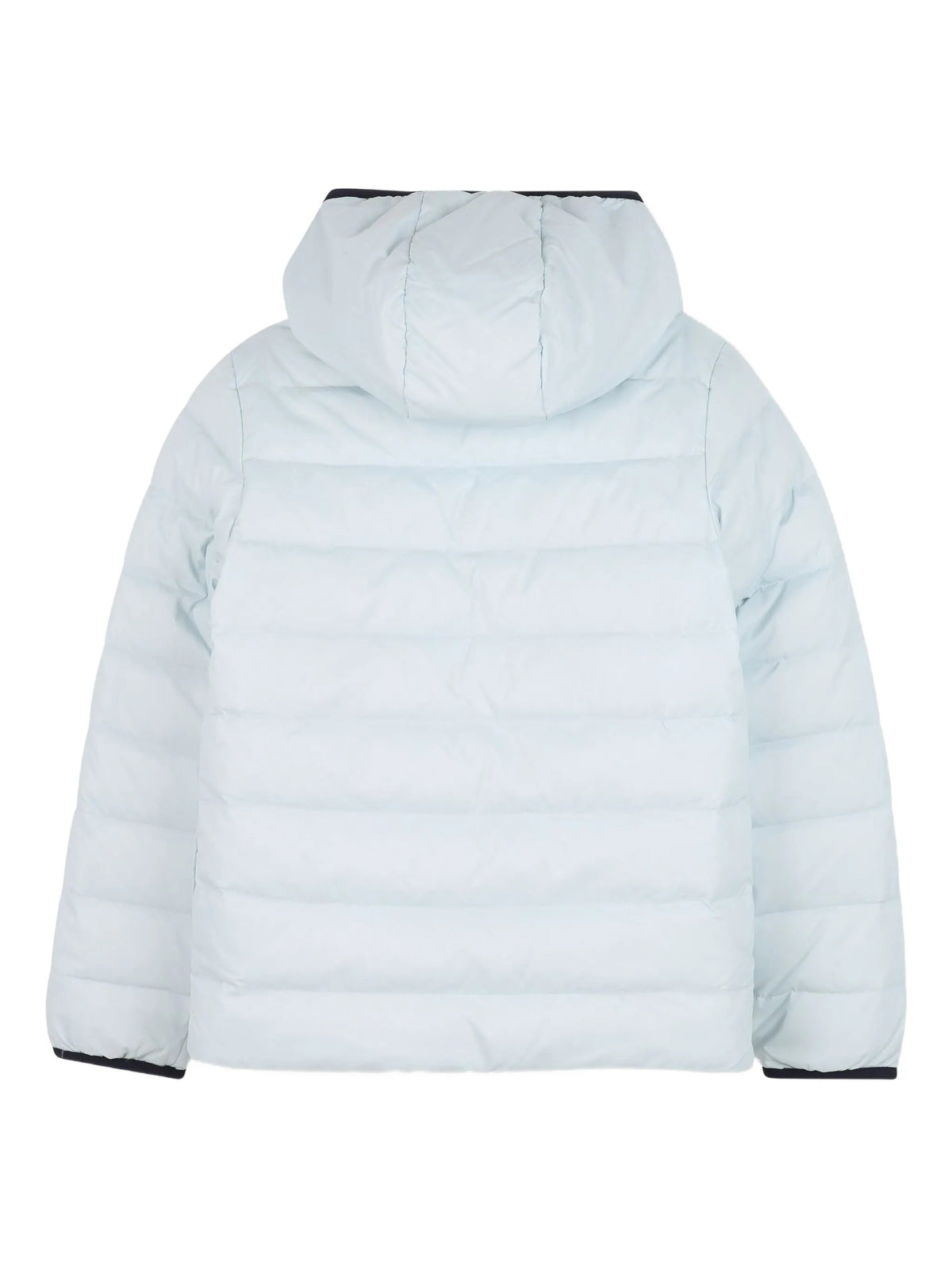 Reversible padded hooded jacket