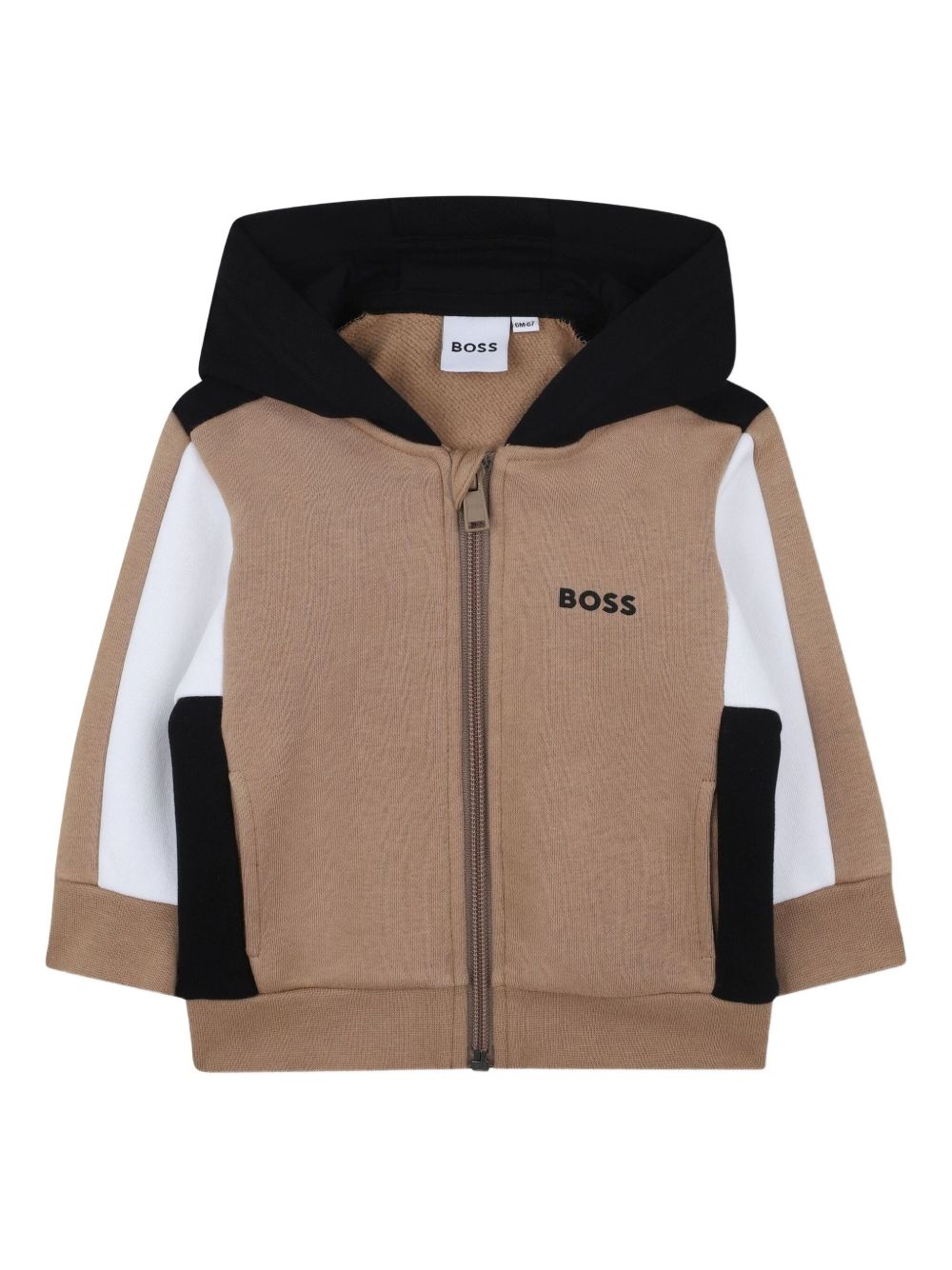 Logo zip-up hoodie