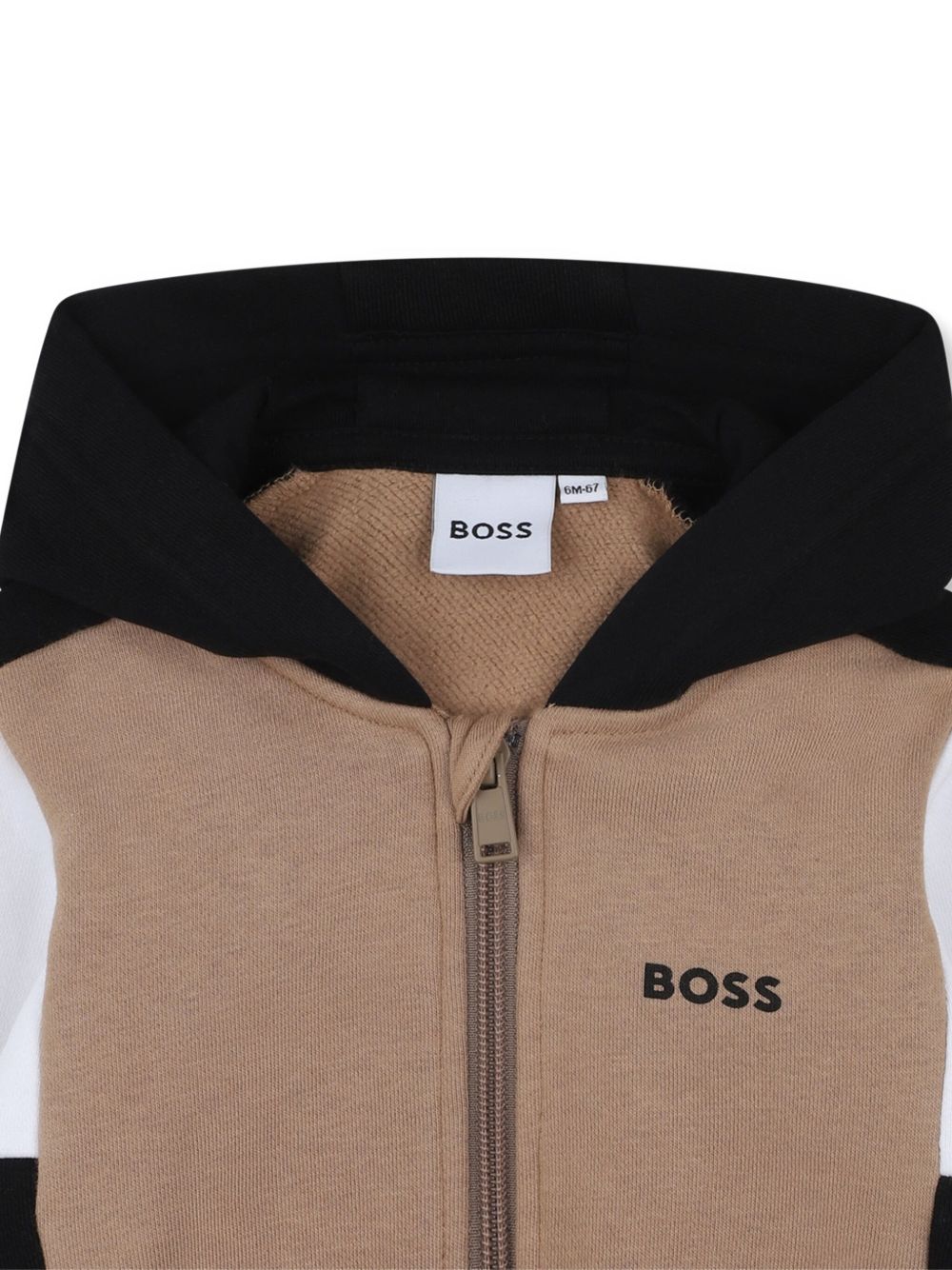Logo zip-up hoodie
