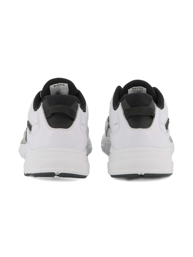 Mesh-panelled sneakers