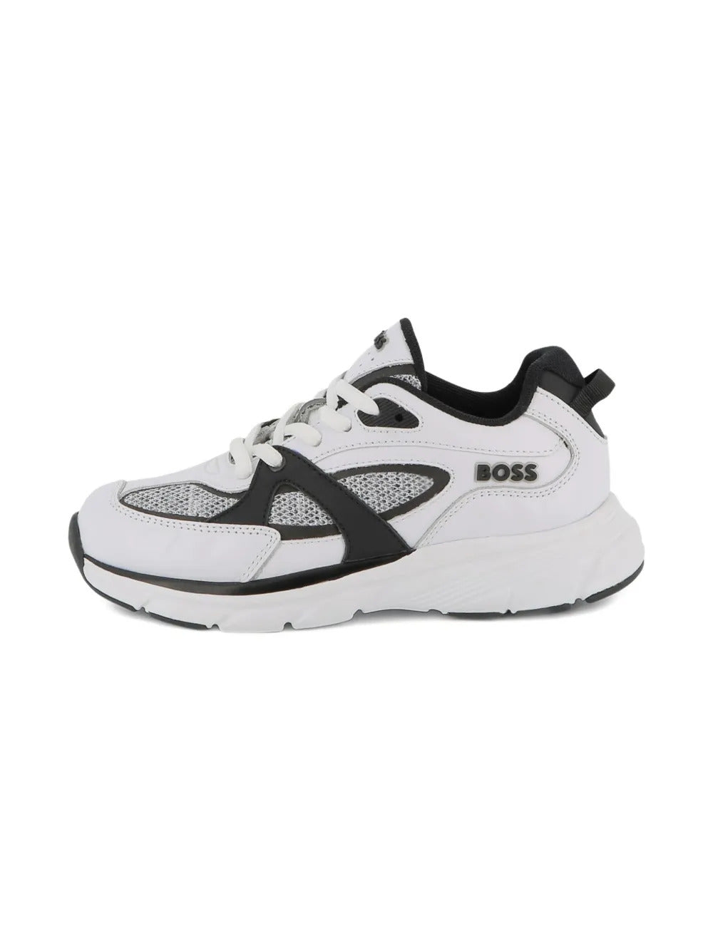 Mesh-panelled sneakers