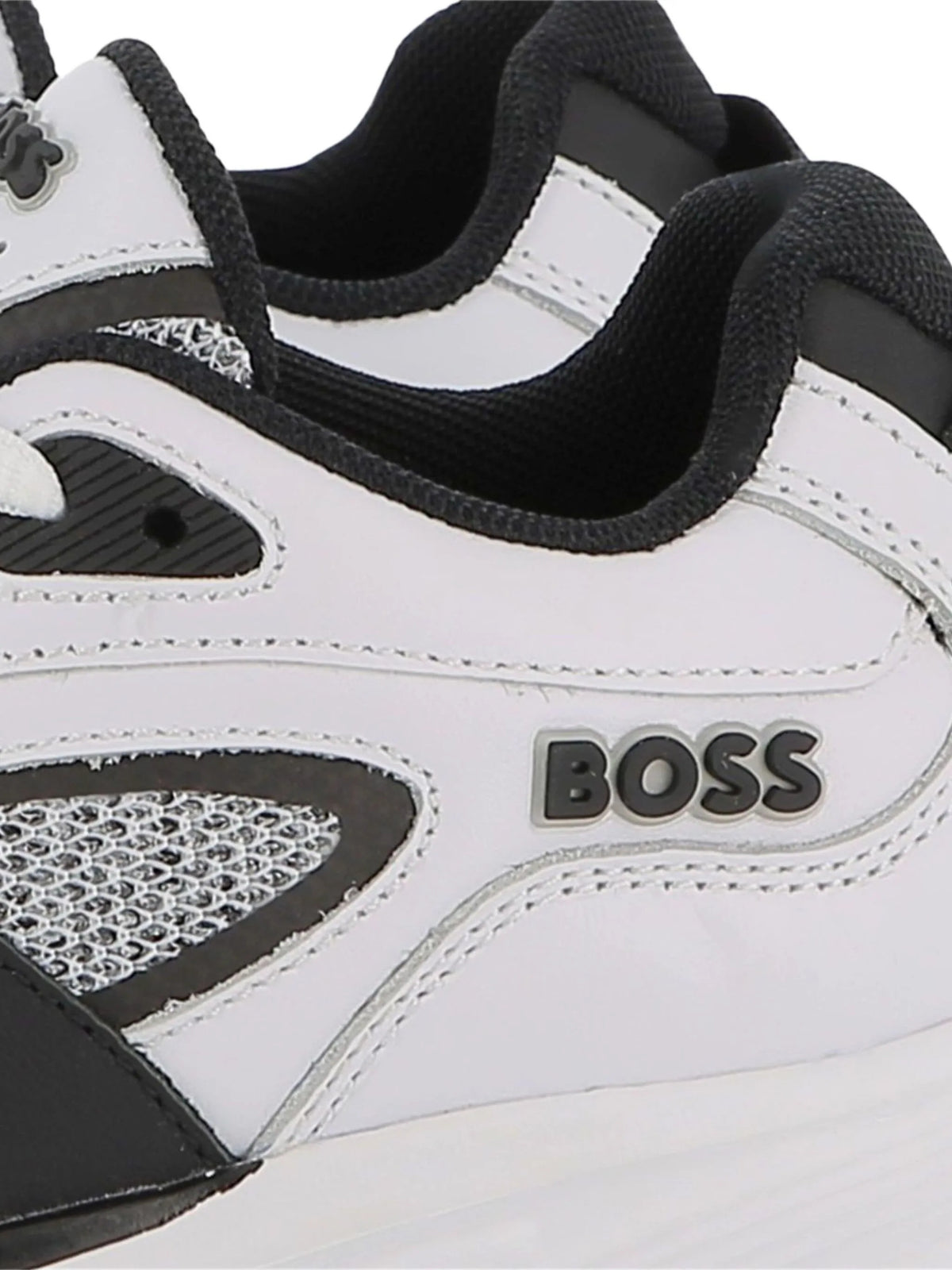 Mesh-panelled sneakers