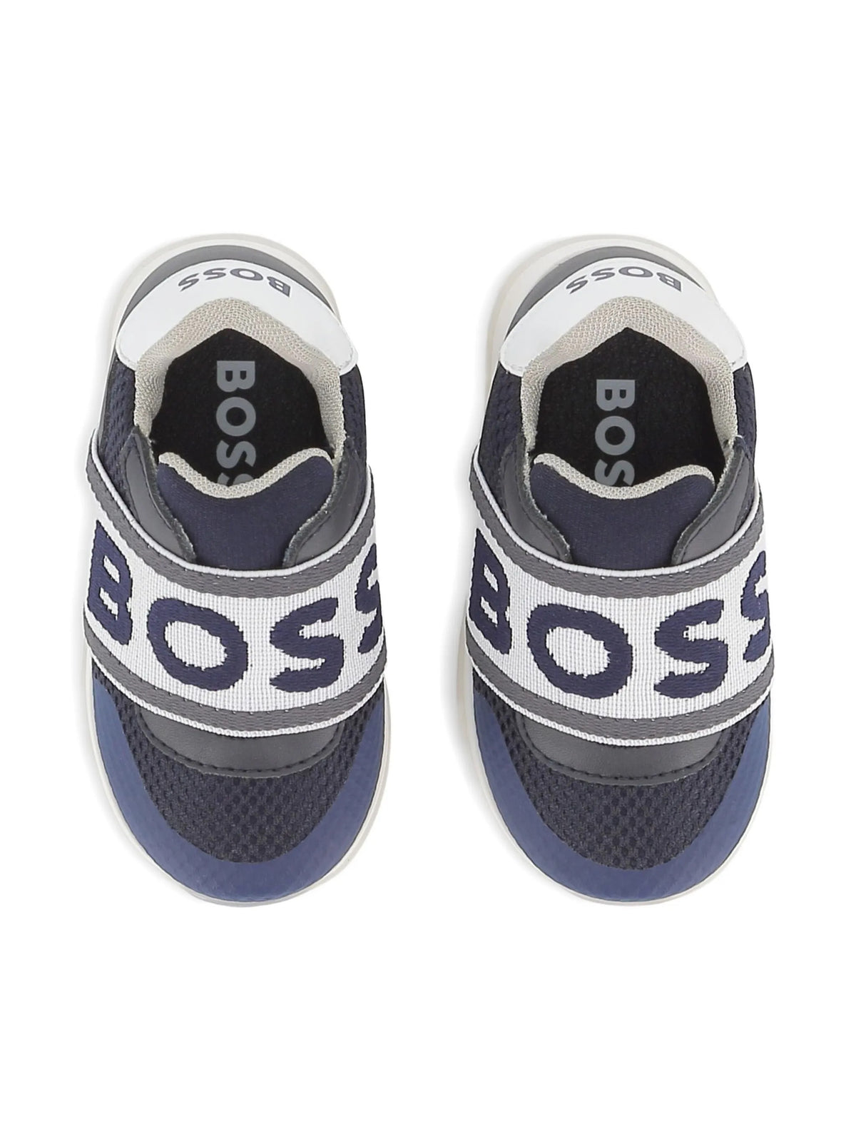 Mesh-panelled sneakers
