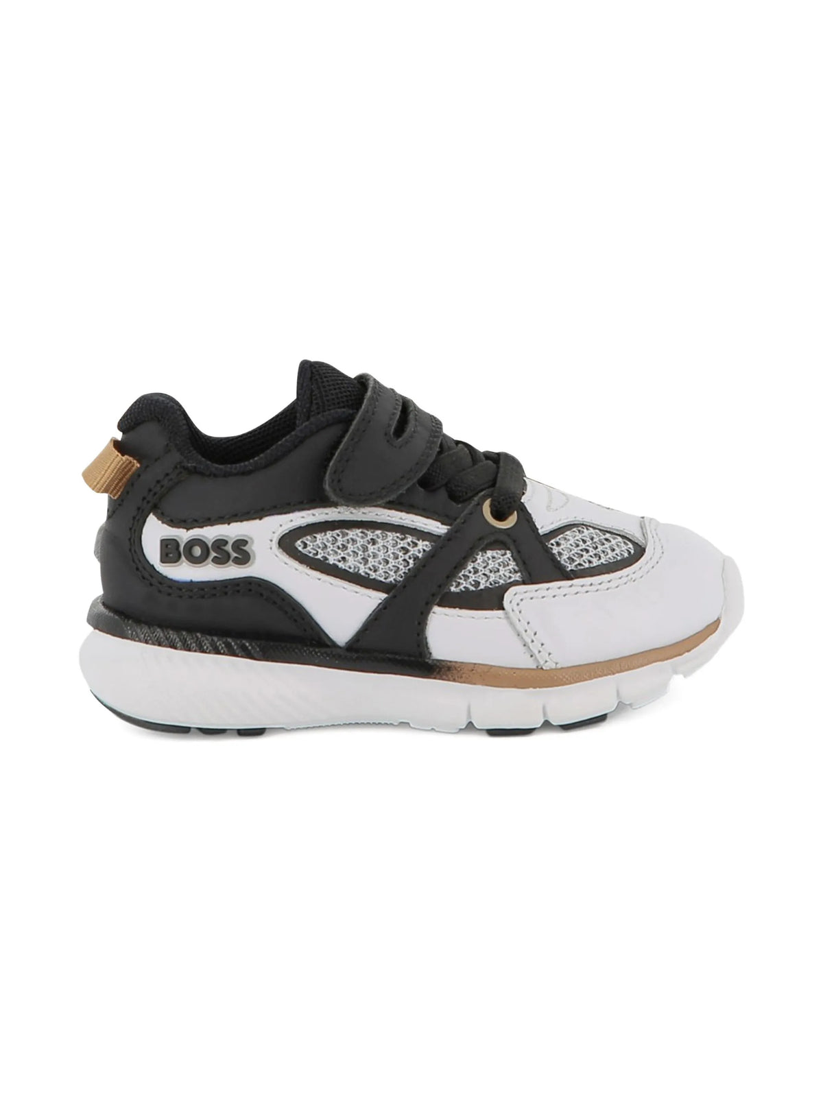 Mesh-panelled sneakers