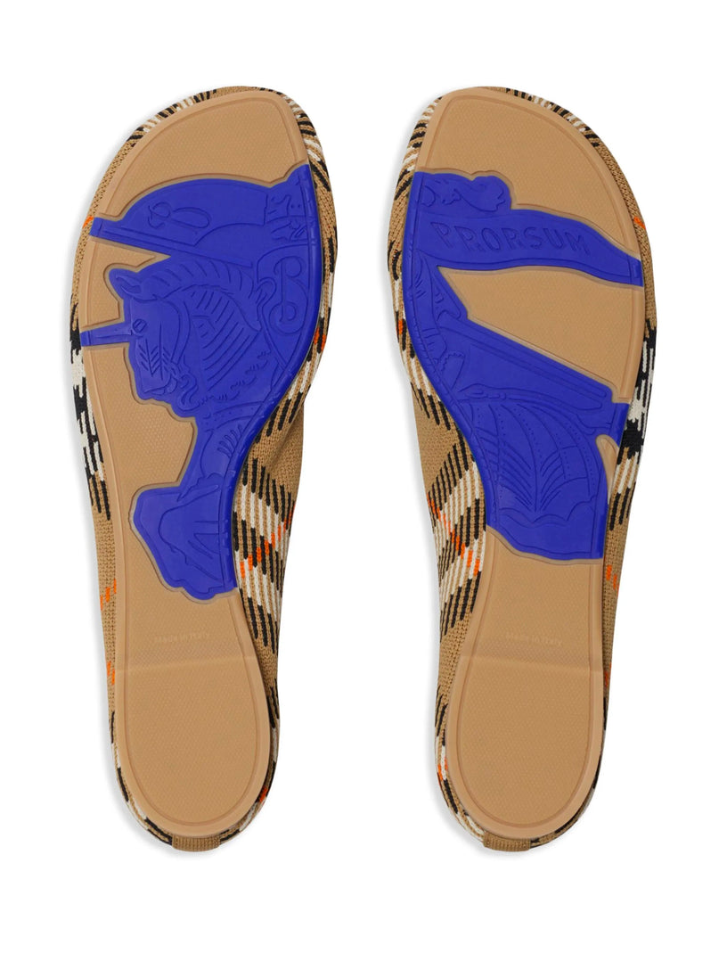 Baby Ballerinas in Knitted Check