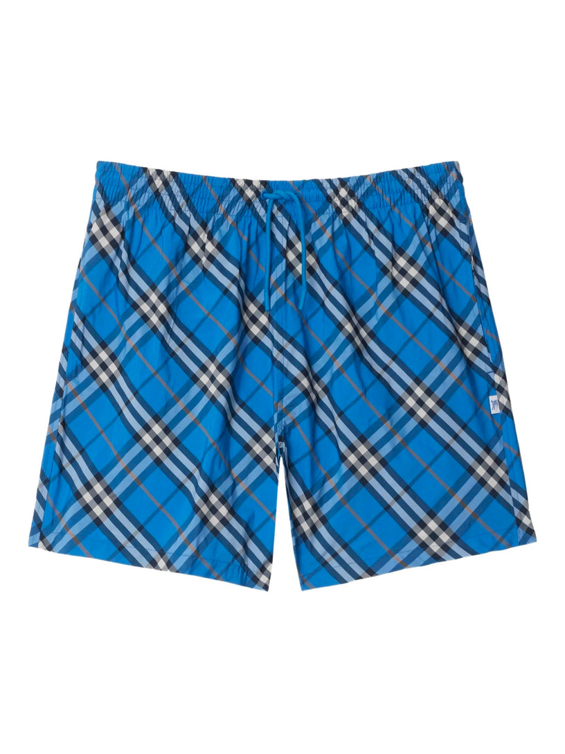 Check Swim Shorts