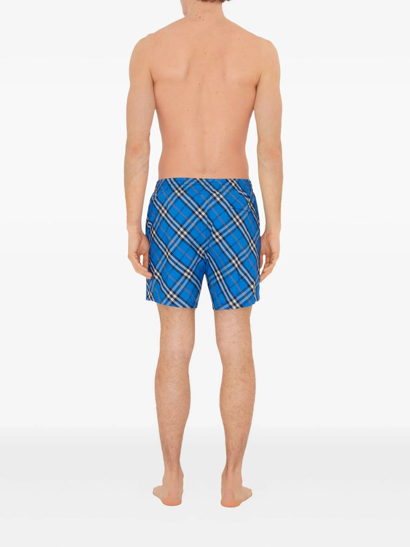 Check Swim Shorts