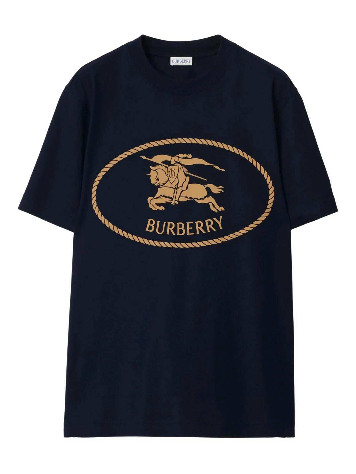 Cotton T-shirt with Knight Stamp
