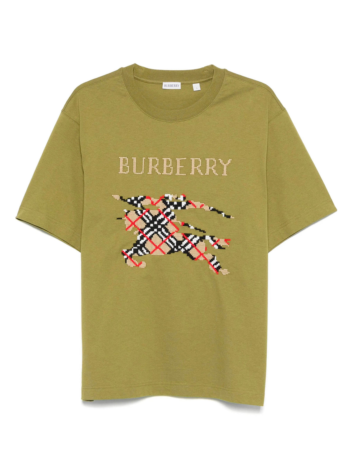 Cotton T-shirt with cross stitch EKD