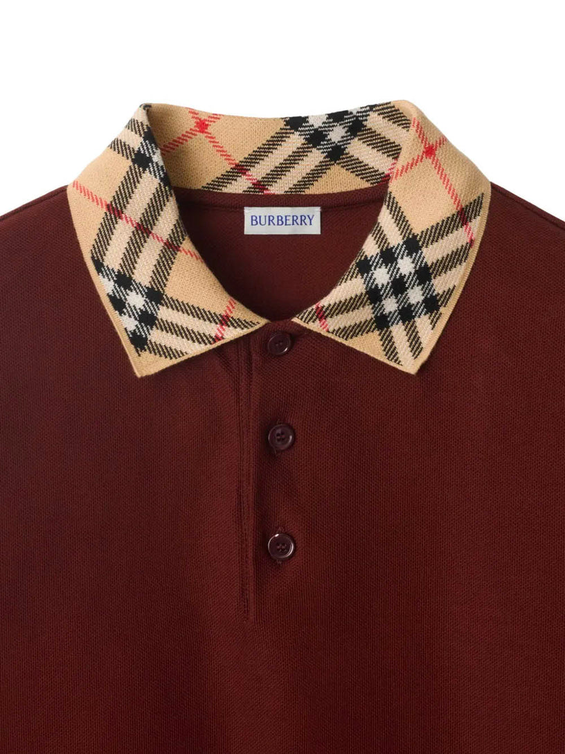 Polo Shirt Vintage Check Cotton Shirt BURBERRY Checked Cotton
