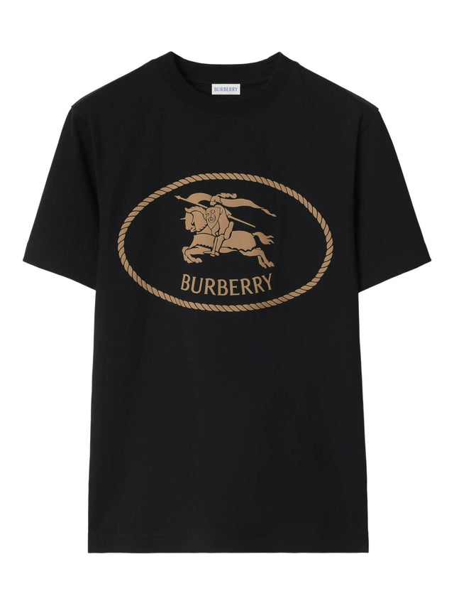 Knight Stamp Cotton T-shirt