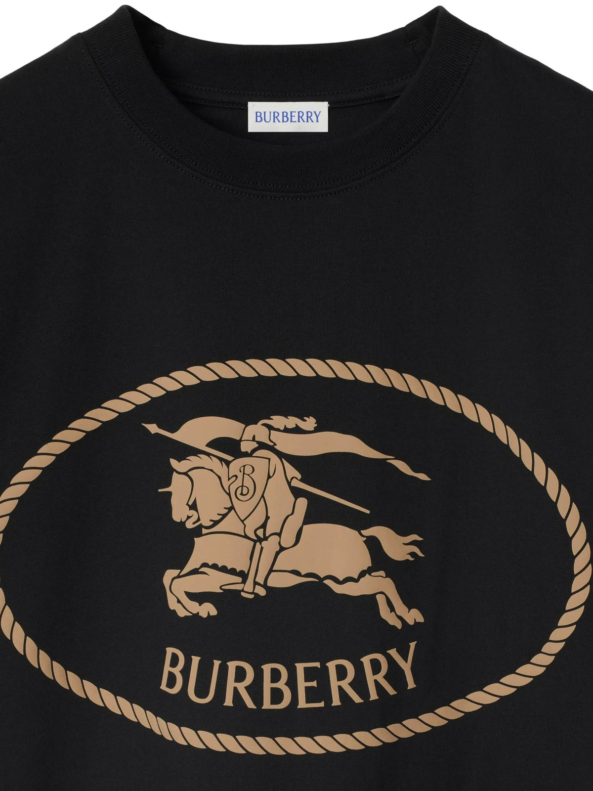 Knight Stamp Cotton T-shirt
