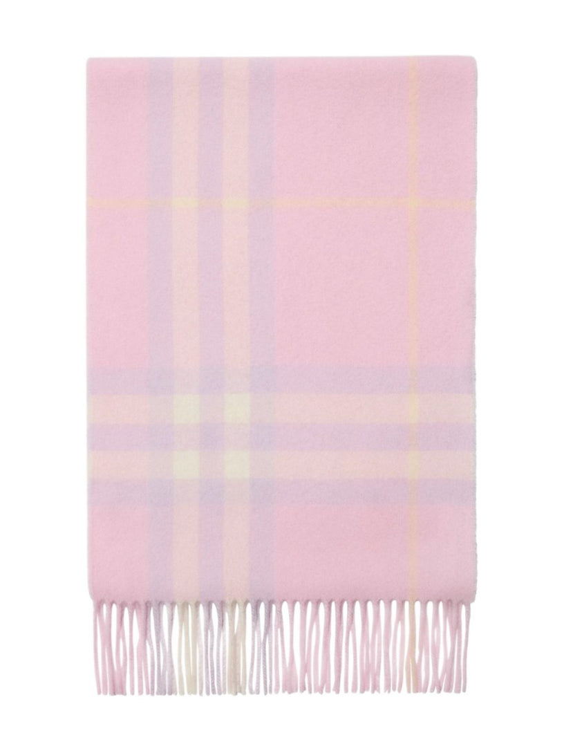Check Cashmere Scarf