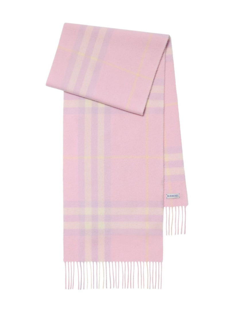 Check Cashmere Scarf