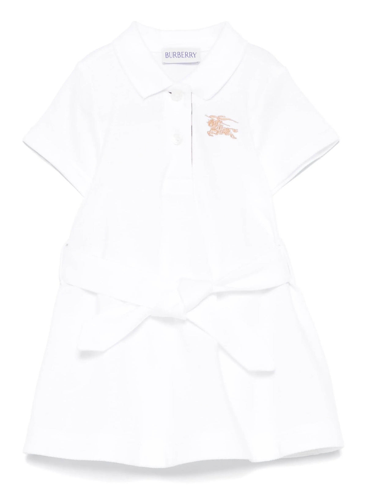 Cotton polo style dress
