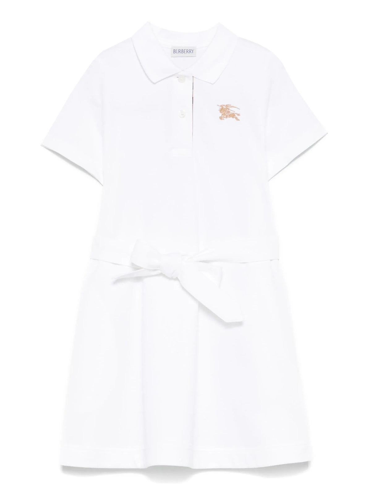 Cotton polo style dress