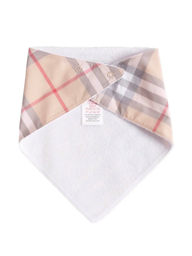 Set of two cotton bibs