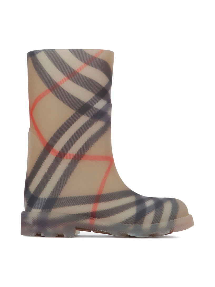 Marsh Check Rubber High Boots