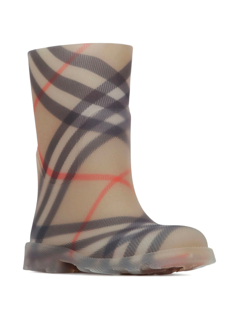 Marsh Check Rubber High Boots