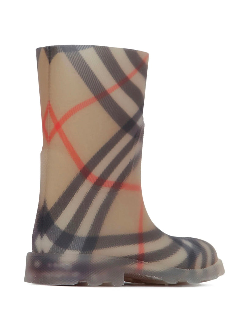 Marsh Check Rubber High Boots