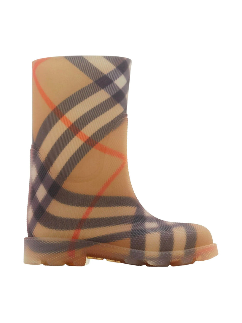 Marsh Check Rubber High Boots