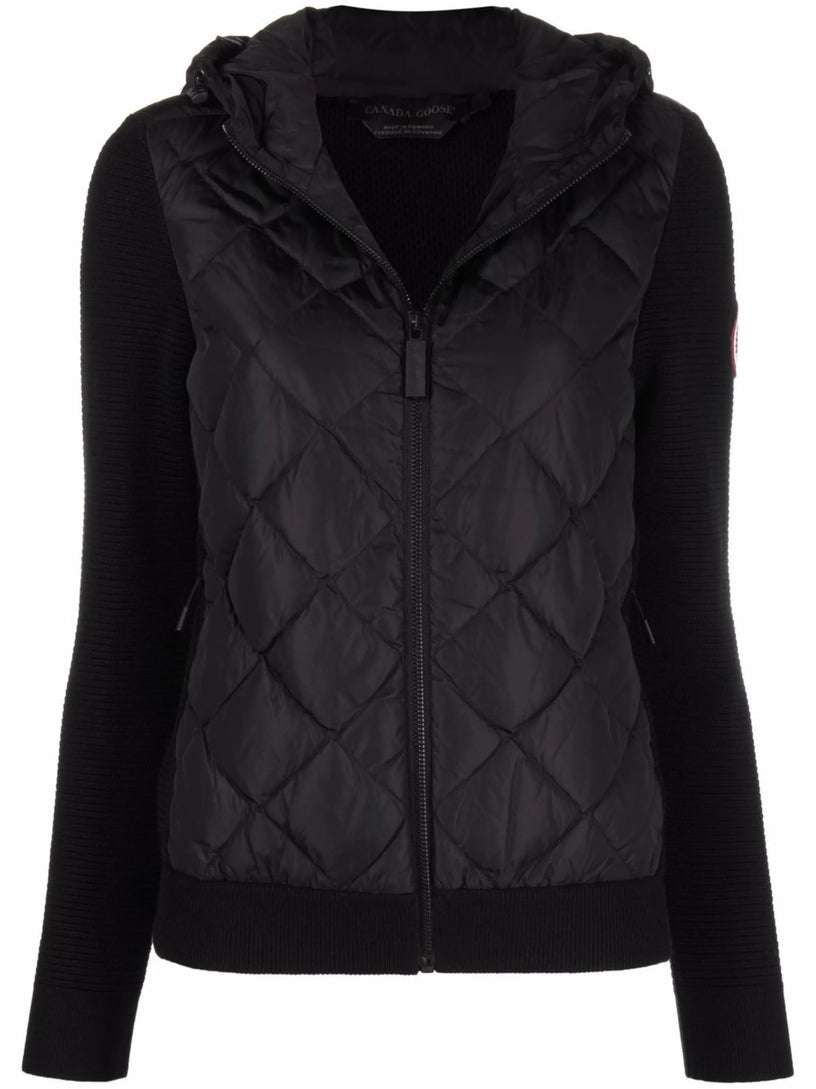 HyBridge® Quilted Knit Hooded Jacket CANADA GOOSE Nero Grifo210