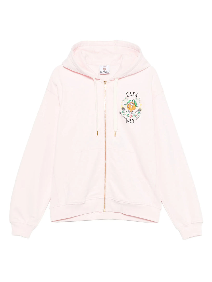 Casa way orange mascot Hoodie