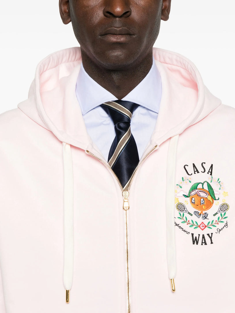 Casa way orange mascot Hoodie