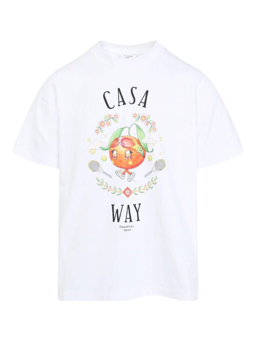 Casa Way Orange Mascot Short Sleeve T-Shirt