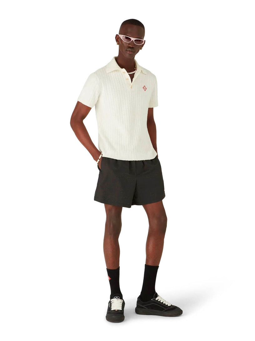 Jacquard monogram swim shorts