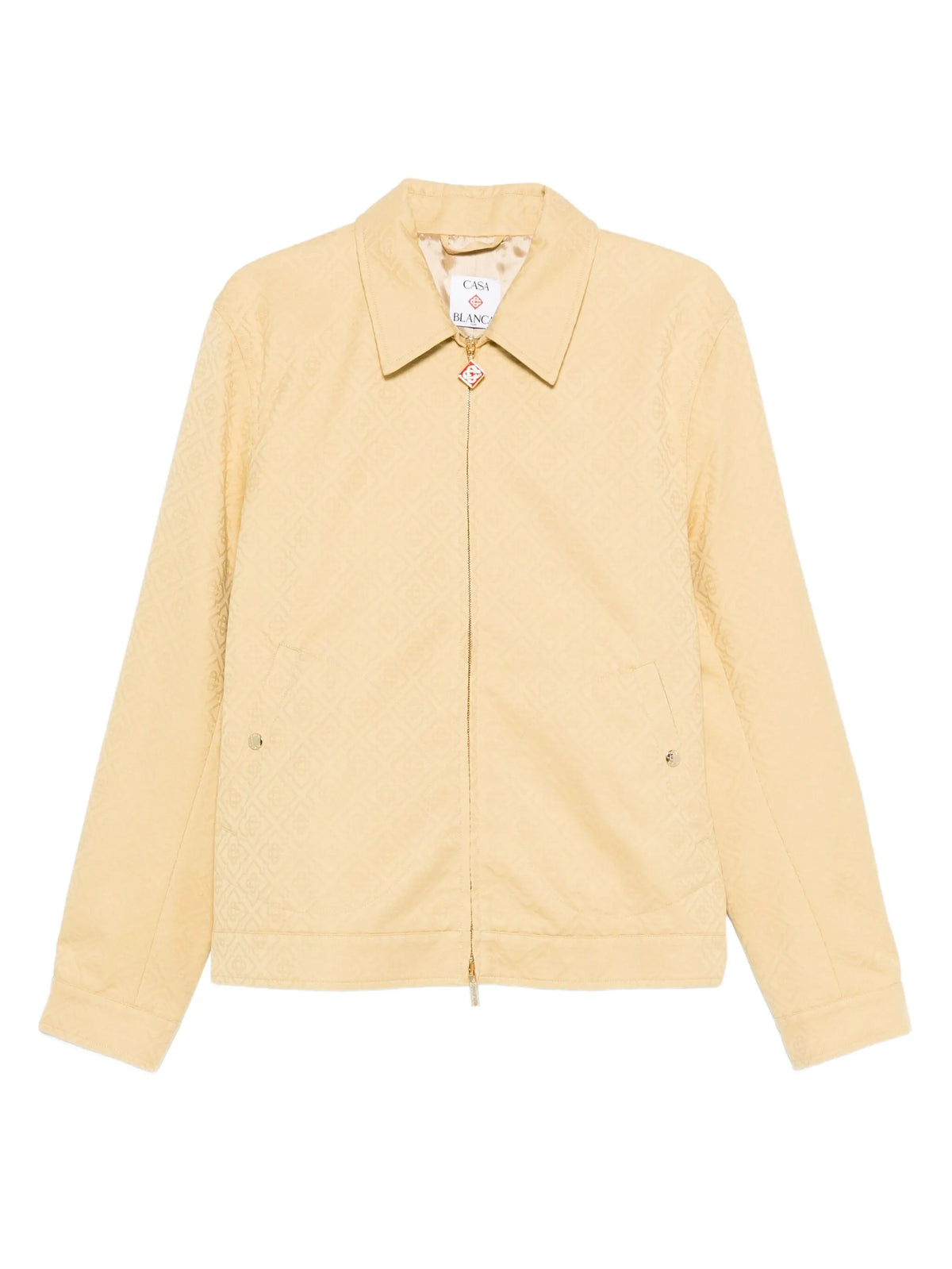 Cotton jacquard blouson