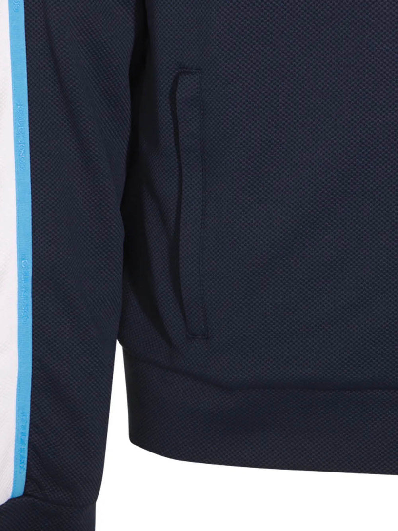 Piqué tracksuit jacket