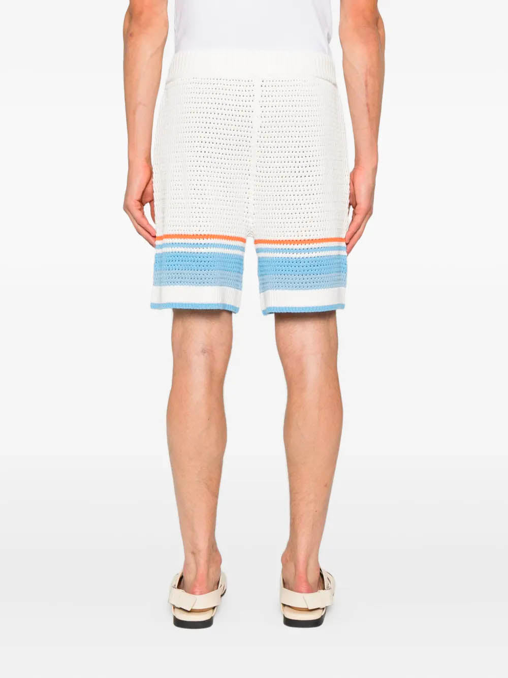 Cotton Tennis Crochet Shorts