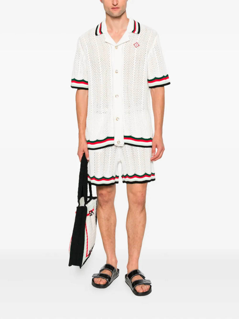 Montagne Ondulee Crochet Shirt