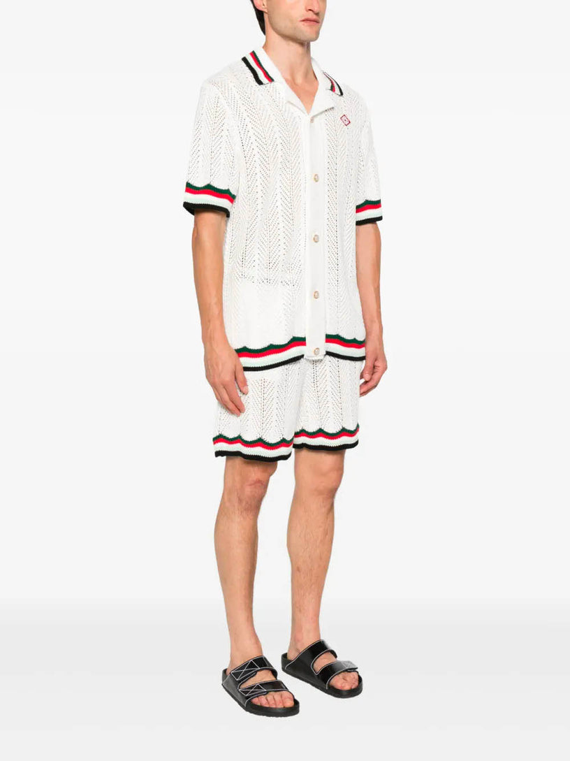 Montagne Ondulee Crochet Shirt