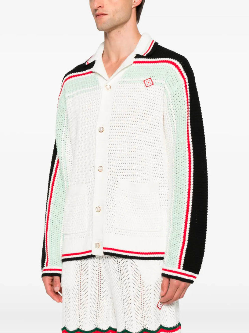 Crochet Cotton Tennis Shirt