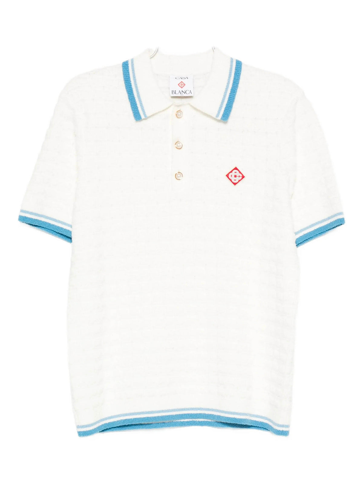 Cotton Boucle Polo Shirt