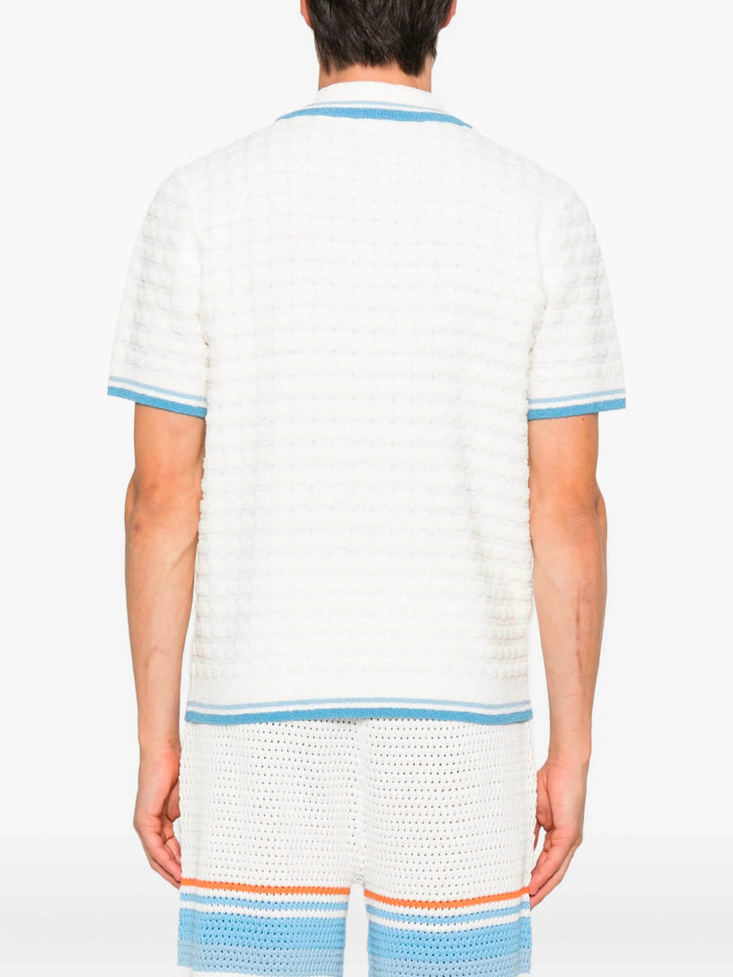 Cotton Boucle Polo Shirt