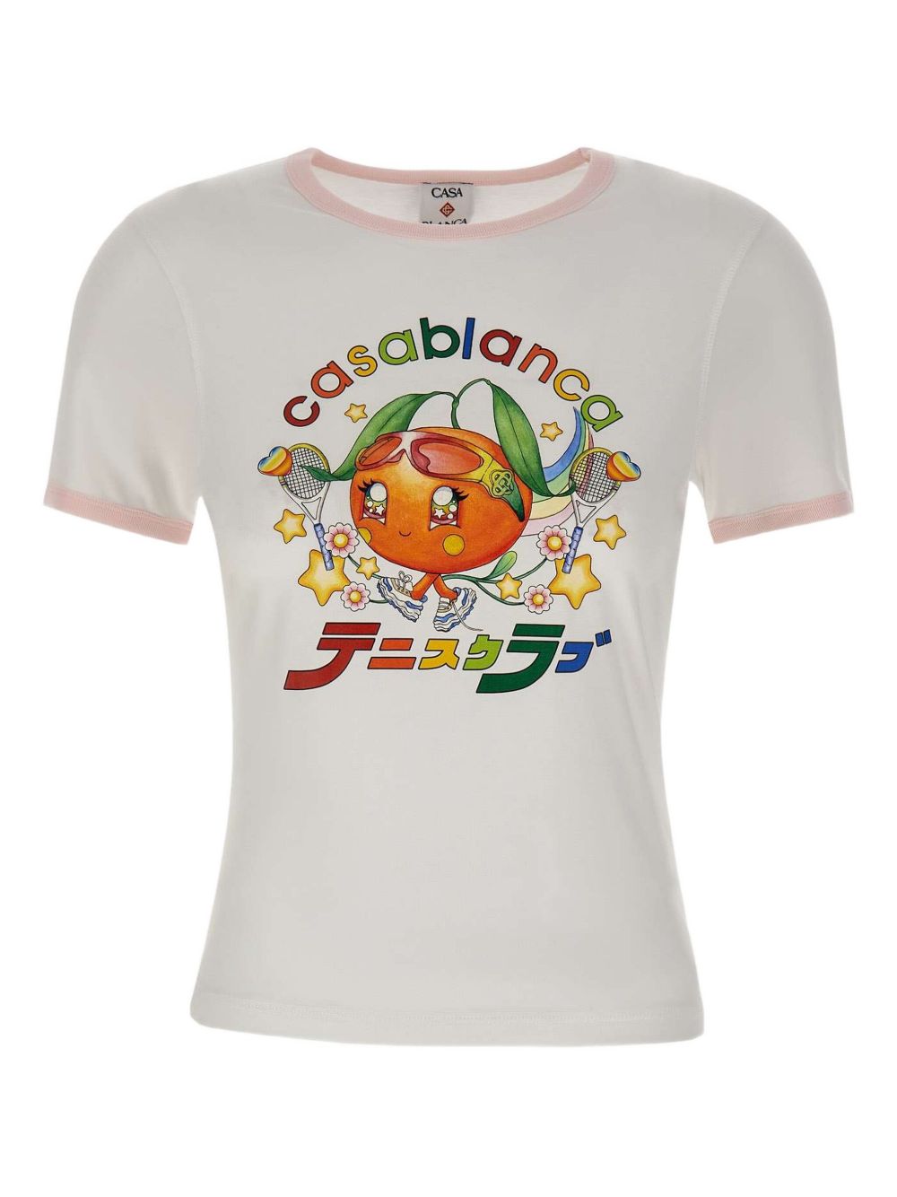 Orange Mascot Ringer T-Shirt