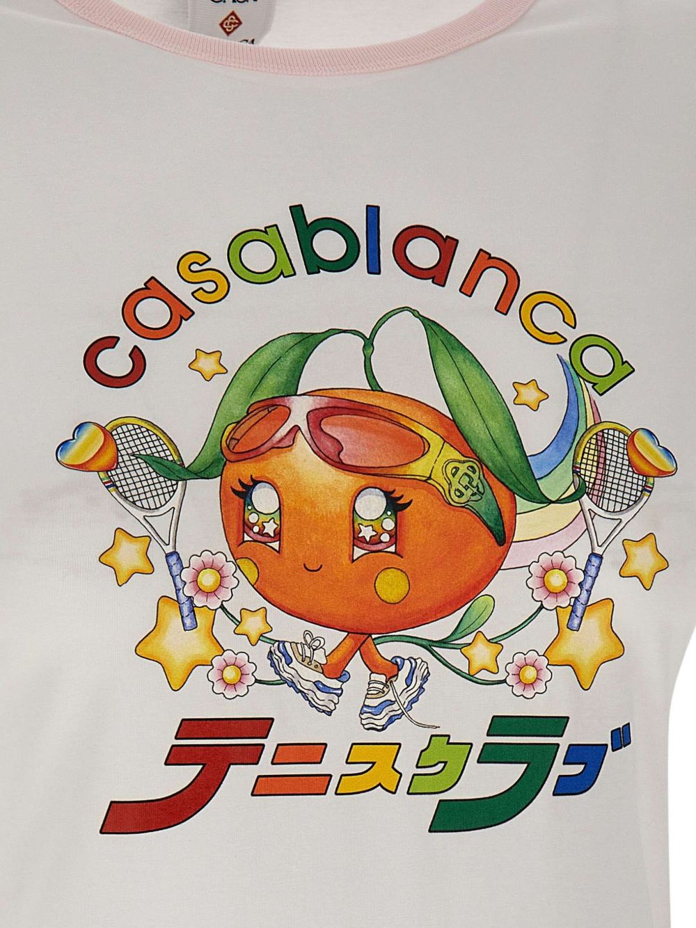 Orange Mascot Ringer T-Shirt